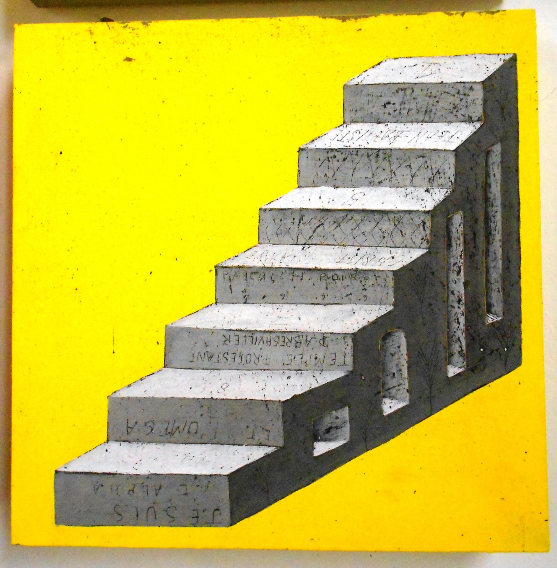Escalier gris