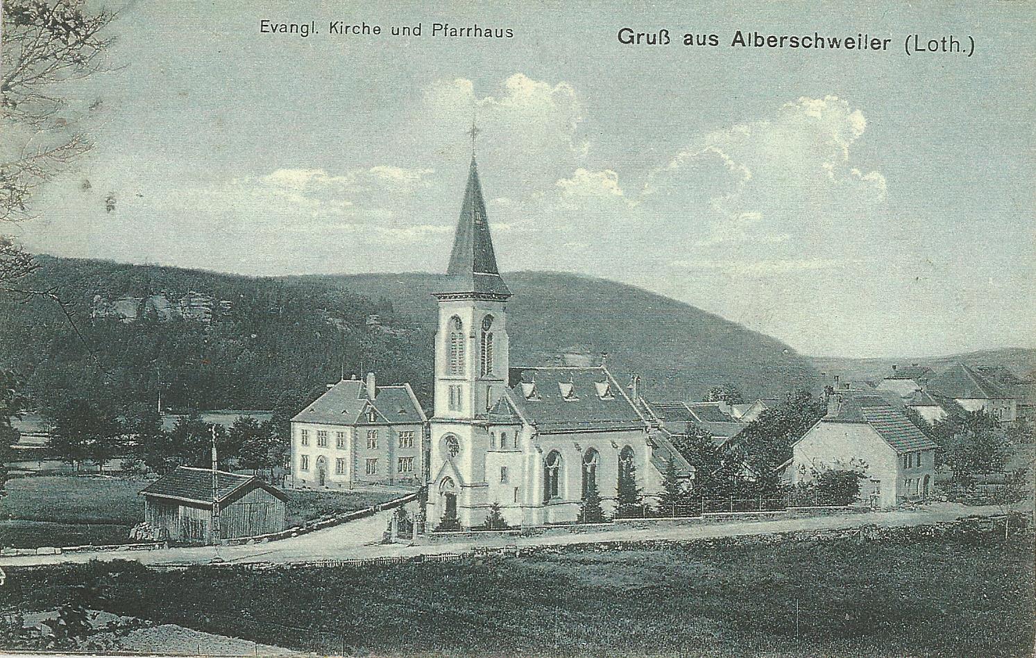 Temple abreschviller vers 1915